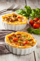 Tomato quiche