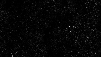starry dark sky with twinkling stars 