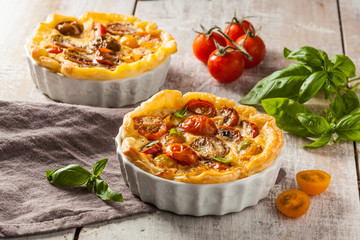 Tomato quiche