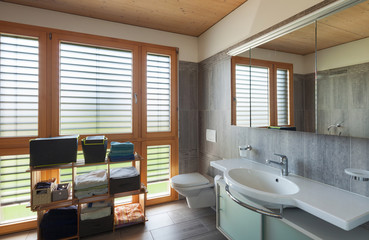 Interior, modern bathroom