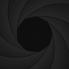 Shutter aperture background.