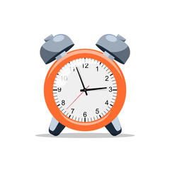 Alarm clock, wake-up time, vector illuastrations