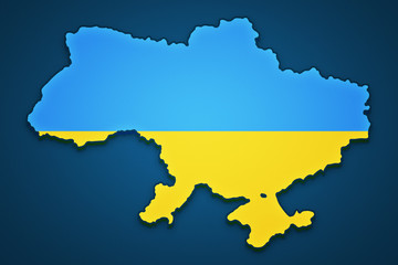 Ukraine Map Background