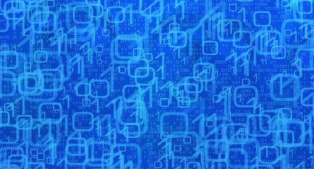Obraz premium Cyber space concept
