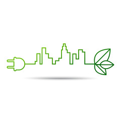Fototapeta premium Ecology concept. save world