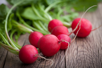 Fresh radishes