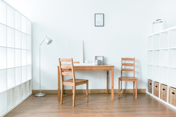 Quiet space favorable for focus