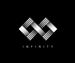 infinity sign logo template