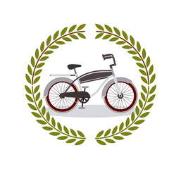 Naklejka premium bicycle frame isolated icon design, vector illustration graphic 