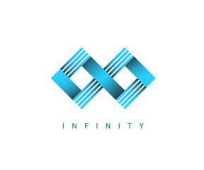 infinity sign logo template
