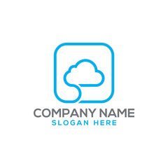 Obraz premium Computer, Internet and Technology vector logo