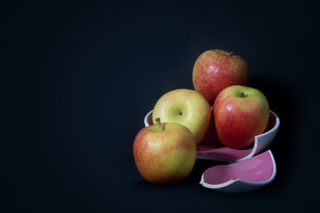 Still life photo of apple