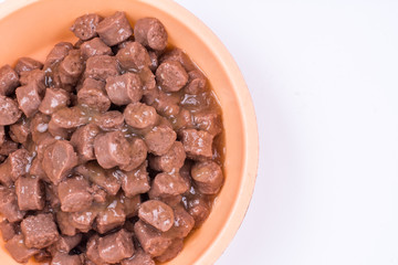 Beef pork chicken meat for dog and cat pets