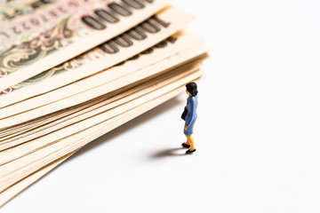 女性, 一万円札