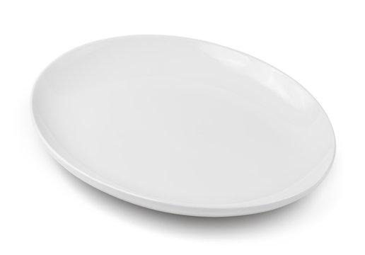 plate isolated on a white background