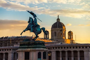 Fototapeten Statue von Erzherzog Karl in Wien © Madrugada Verde