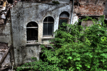 Fototapeta na wymiar Fassade Ruine