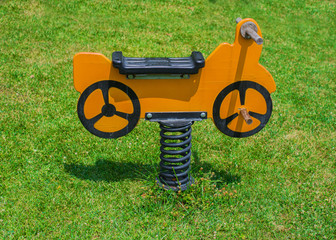 garden wooden bicycle