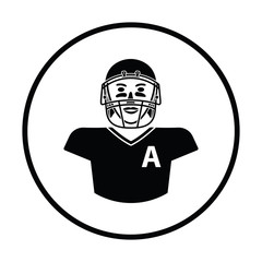American football player icon