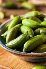 Raw Organic Green Finger Limes