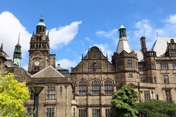 Fototapeta na wymiar Sheffield Town Hall