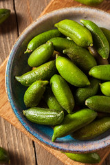 Raw Organic Green Finger Limes