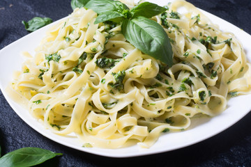 pasta with spinach