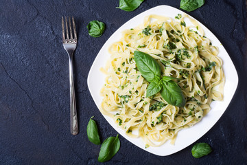 pasta with spinach