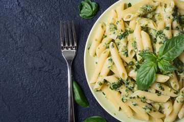 pasta with spinach