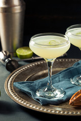 Alcoholic Lime and Gin Gimlet
