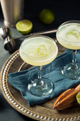 Alcoholic Lime and Gin Gimlet