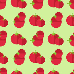 tomatoes seamless pattern