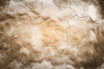 Texture of soil wall of home soil