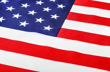 American flag Close-up