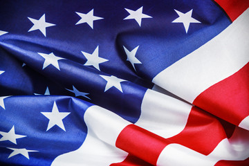 Fototapeta premium Flaga amerykańska Close-up tło