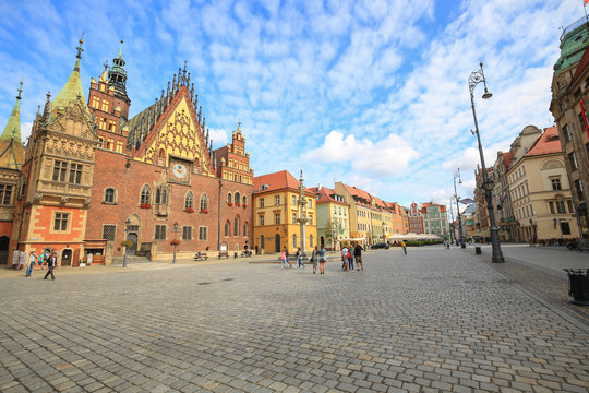 Wrocław. Widok na stare miasto / rynek