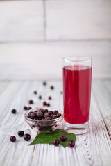 currant juice hoarfrost