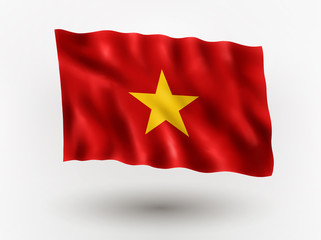 Flag of Vietnam.