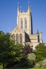 Fototapeta na wymiar St. Edmundsbury Cathedral in Bury St. Edmunds
