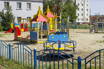 Fototapeta premium Детская игровая площадка.