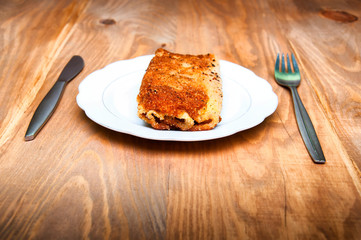 Stuffed potato croquettes with cheese