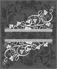 Decorative frame with pattern