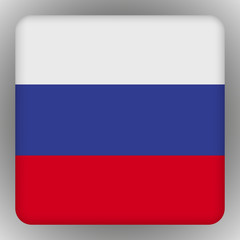 Fototapeta premium Vector - Russia Flag Smartphone Application Square Buttons
