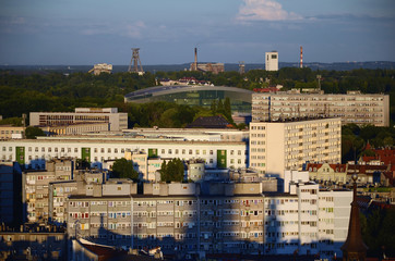 View of the Gliwice in Poland