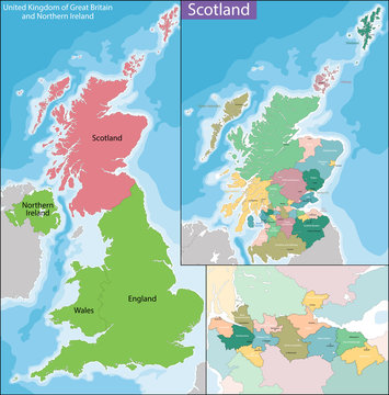 Map of Scotland