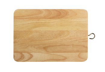 Cutting board isolated on white background