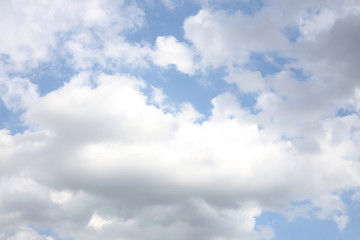 Blue sky with clouds background