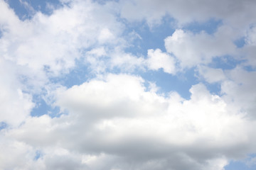 Blue sky with clouds background
