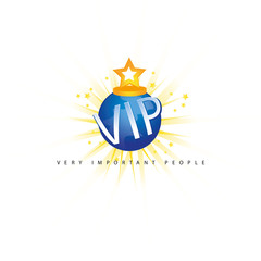 Logo VIP / Dispositivo VIP - obrazy, fototapety, plakaty
