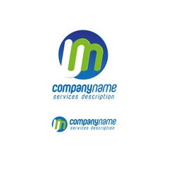 Obraz premium Logo compañia UM / Plantilla